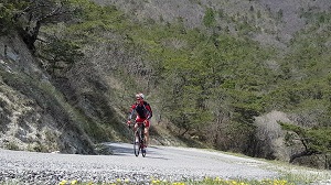 Col de la Croix à vélo (Drome)