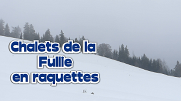 Chalets de la Fullie à raquettes depuis Ecole (Savoie)
