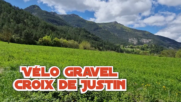 Vélo gravel croix de Justin depuis Die  Drôme