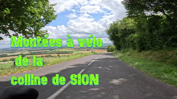 Les montées à vélo de la colline de Sion Saxon Sion Meurthe et Moselle Lorraine