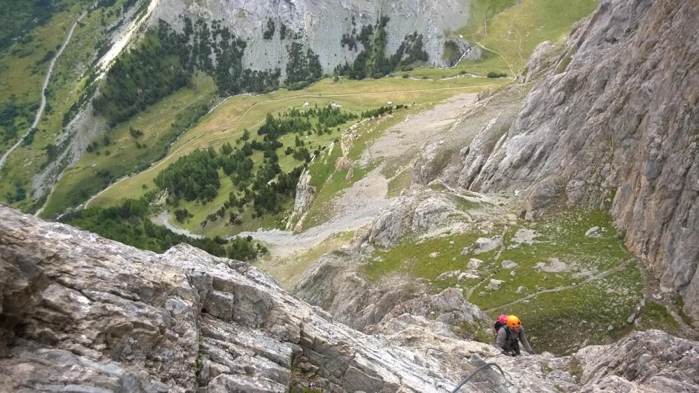 via ferrata de l' aiguillette du Lauzet